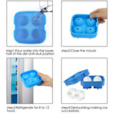 NNEDPE Ice Cube Ball Whiskey Maker White