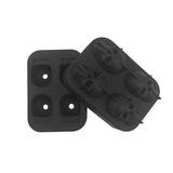 NNEDPE 4- Skull Bear Whiskey Ice Cube Maker Black