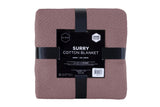 NNEKG Ardor Surry Hand Woven Blanket (King Wine)