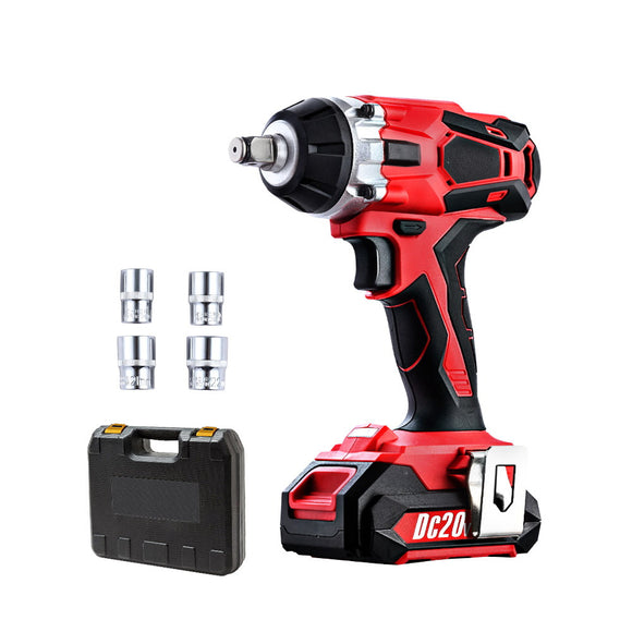 NNEDSZ Cordless Impact Wrench 20V Lithium-Ion Battery Rattle Gun Sockets