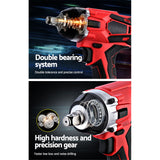 NNEDSZ Cordless Impact Wrench 20V Lithium-Ion Battery Rattle Gun Sockets
