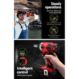 NNEDSZ Cordless Impact Wrench 20V Lithium-Ion Battery Rattle Gun Sockets