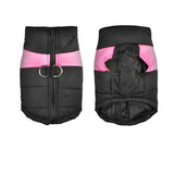 NNEDPE Dog Jacket Padded Waterproof Pet Clothes Super Warm Pink Extra Large