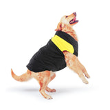 NNEDPE Dog Jacket Padded Waterproof Pet Clothes Super Warm Yellow Extra Large