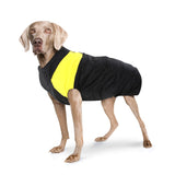 NNEDPE Dog Jacket Padded Waterproof Pet Clothes Super Warm Yellow Medium