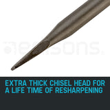 NNEMB JackHammer Flat Chisel Tile Chipper 35mm Jack hammer Wide Concrete
