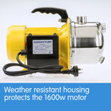 NNEDPE HydroActive 1600W Rain Water Tank Electric Pump