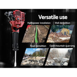 NNEDSZ 52CC Petrol Jack Hammer Demolition Breaker Concrete Jackhammer