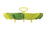 NNEKG Joseph Joseph Bloom Steel Folding Steamer Basket Green
