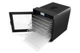 NNEKG 10 Tray Food Dehydrator (Black)