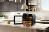 NNEKG 10 Tray Food Dehydrator (Black)