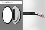 NNEKG Natural Cool & Warm White LED Ceiling Light (320mm Round Black)
