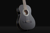 NNEKG Royale 1 2 Size 34 Classical Guitar (Black)