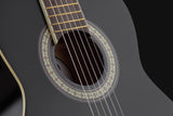 NNEKG Royale 1 2 Size 34 Classical Guitar (Black)