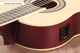 NNEKG Royale 1 2 Size 34 Classical Guitar (Natural)