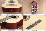 NNEKG Royale 1 2 Size 34 Classical Guitar (Natural)