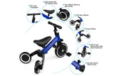 NNEKG 3 in 1 Trike & Balance Bike (Blue)