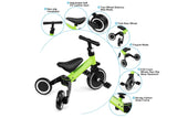 NNEKG 3 in 1 Trike & Balance Bike (Green)