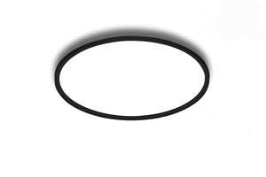 NNEKG Natural Cool & Warm White LED Ceiling Light (520mm Round Black)