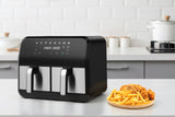 NNEKG 8L 1700W Dual Zone Air Fryer Oven