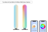 NNEKG Colour & Warm Cool White Smart LED Ambient Bar Light Pack of 2