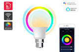 NNEKG 10W Colour & Warm Cool White Smart LED Bulb (B22 Wi Fi)