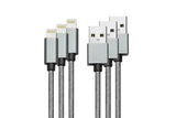 NNEKG 3 Pack Apple MFI Certified Braided Lightning to USB Cable (3m)