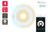 NNEKG Smart LED Downlight (Warm & Cool White Bluetooth Mesh) Pack of 4