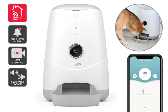 NNEKG Smart Wi Fi Pet Feeder with HD Camera 3.7L