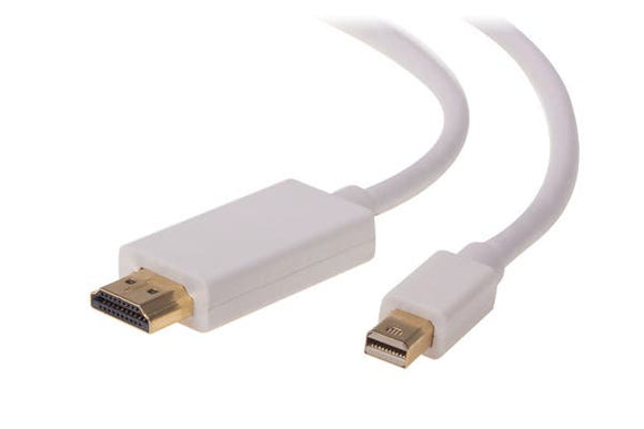 NNEKG Mini DisplayPort to HDMI Cable (Male to Male 1.2m) Computer Cable