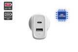 NNEKG 30W iPhone Samsung Phone Laptop USB C Charger (GAN Dual Port)