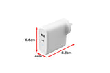 NNEKG 68W iPhone Samsung Phone Laptop USB C Charger (GAN Dual Port)