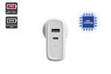 NNEKG 68W iPhone Samsung Phone Laptop USB C Charger (GAN Dual Port)