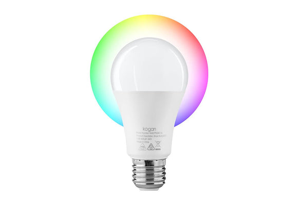 NNEKG 10W Colour & Warm Cool White Smart LED Bulb (E27 Wi Fi)