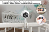 NNEKG Smart Baby Monitor Security Camera (White)