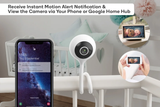 NNEKG Smart Baby Monitor Security Camera (White)