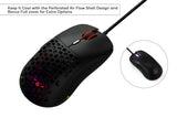 NNEKG Gorilla Gaming GM11 RGB 16000dpi Gaming Mouse with Adjustable Weight