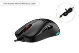 NNEKG Gorilla Gaming GM11 RGB 16000dpi Gaming Mouse with Adjustable Weight