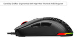 NNEKG Gorilla Gaming GM11 RGB 16000dpi Gaming Mouse with Adjustable Weight