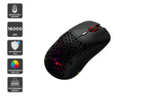 NNEKG Gorilla Gaming GM11 RGB 16000dpi Gaming Mouse with Adjustable Weight