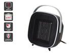 NNEKG 1500W Ceramic Fan Heater (Black)