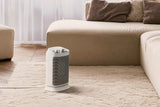 NNEKG 1500W Ceramic Fan Heater with Thermostat (White)