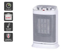 NNEKG 1500W Ceramic Fan Heater with Thermostat (White)
