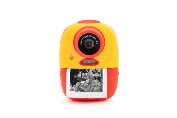 NNEKG Kids Instant Print Camera (Red Yellow)