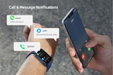 NNEKG Alexa Built in Smart Watch (Navy Blue)