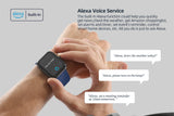 NNEKG Alexa Built in Smart Watch (Navy Blue)