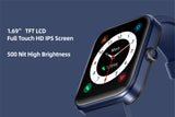 NNEKG Alexa Built in Smart Watch (Navy Blue)