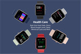 NNEKG Alexa Built in Smart Watch (Navy Blue)