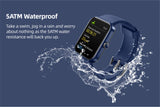 NNEKG Alexa Built in Smart Watch (Navy Blue)