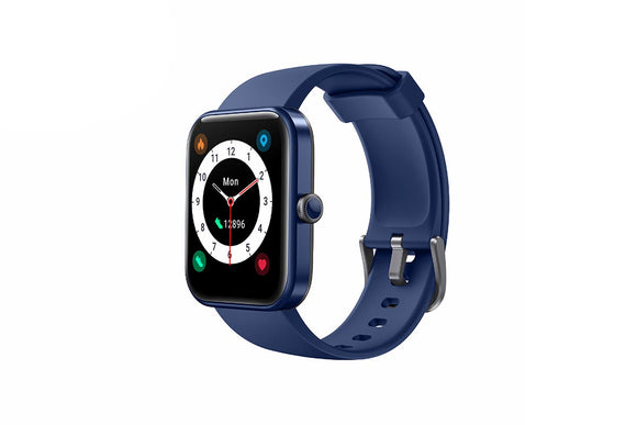 NNEKG Alexa Built in Smart Watch (Navy Blue)